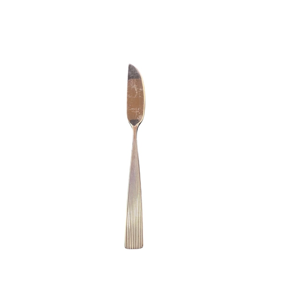 Towle Stainless Steel‎ Butter Knife Silverware with Ribbed Handle
